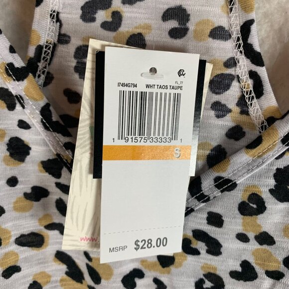 Miken Juniors Cheetah Print V-Neck Knot-Hem Swimsuit Cover-Up Dress Size XS NWT - Picture 3 of 10